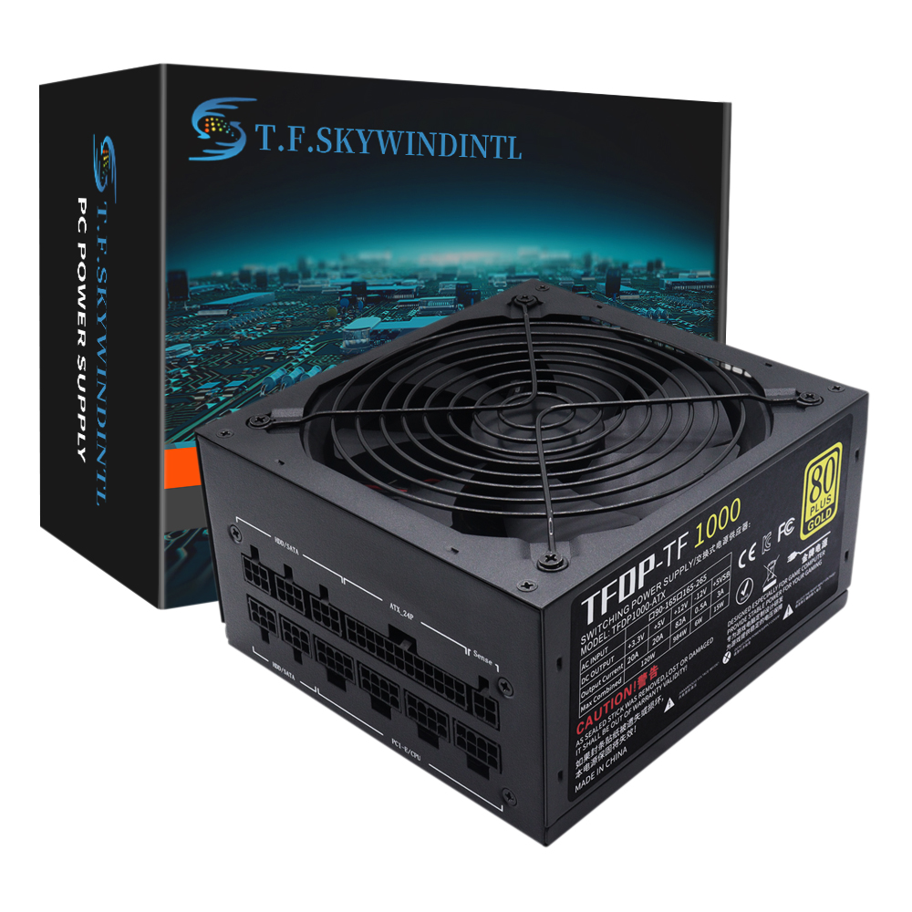 Pc Gaming Watt - T.F.SKYWINDINL Alimentation électrique 1000 watts Gold