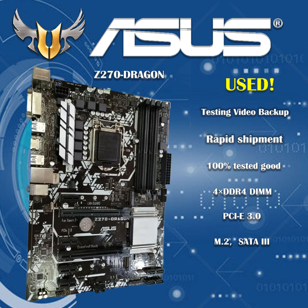 Pc Gaming I7 - Carte mère pour Bali PRIcloser Z270-DRAGON