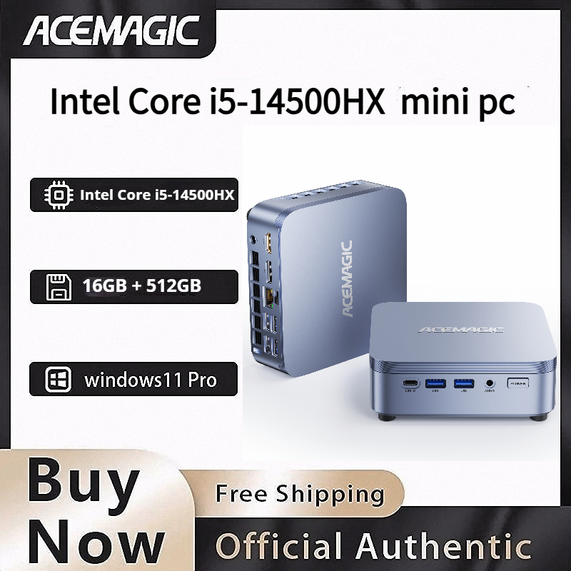 Pc Gaming Ddr5 - ACEMAGIC Intel Core I5-14500HX Mini PC