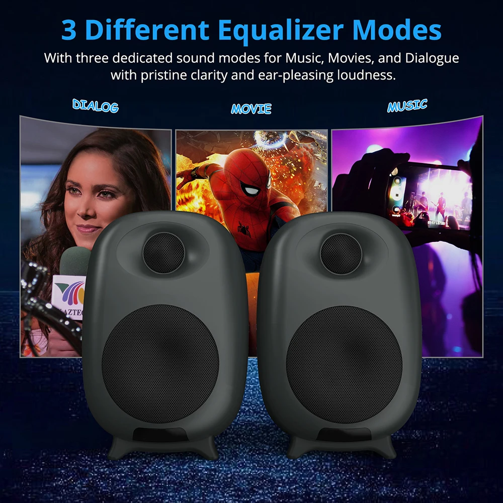Pc Gaming Apple - Bestisan – haut-parleurs Bluetooth 80W pour