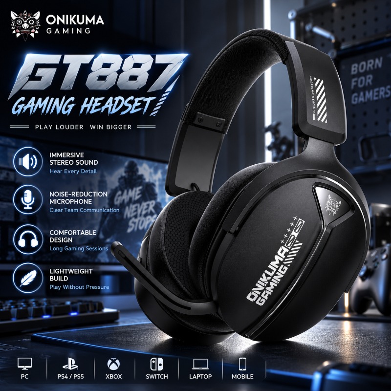 Casque de jeu sans fil ONIKUMA - Pc Gaming Apple avis et prix