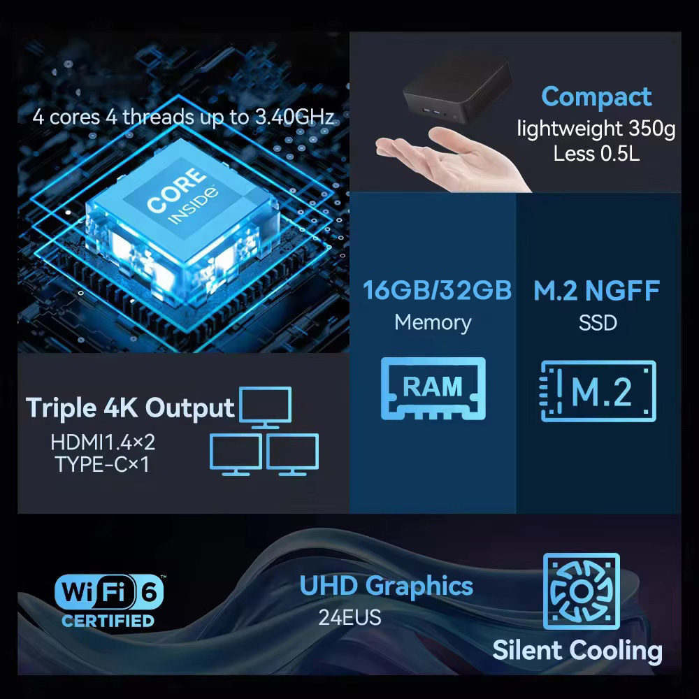 Mini PC portable Intel N150 20 - Pc Gaming Lounge avis et prix